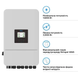 Трифазний гібридний інвертор Deye SUN-16K-SG05LP3-EU-SM2 16 кВт 48 В для сонячної електростанції 1013 фото 4